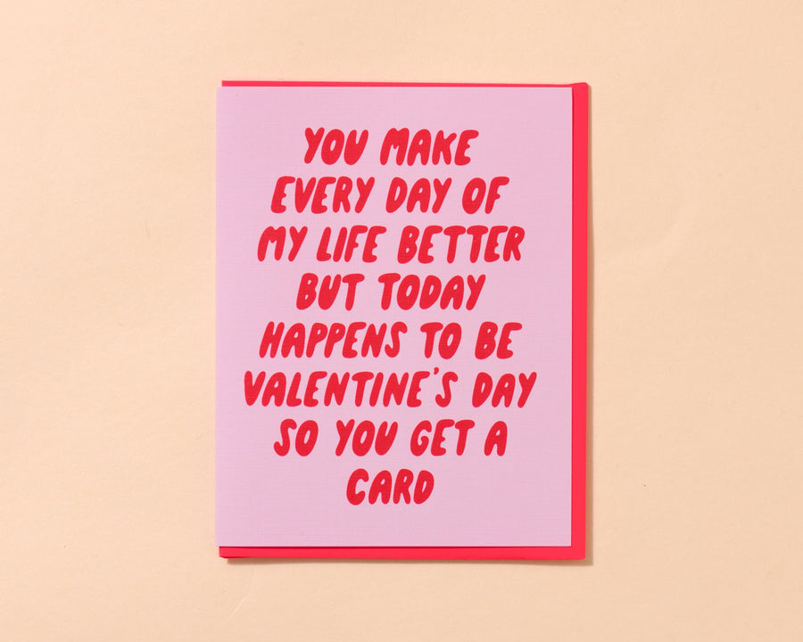 Every Day Better Valentine's Card-Greeting Cards-And Here We Are