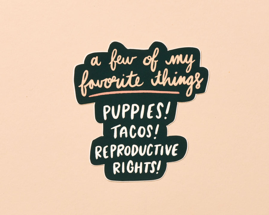 Favorite Things Sticker-Stickers-And Here We Are