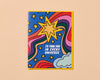 Love Card by Your Gal Kiwi—In Every Universe (Retro, Galaxy)-Greeting Cards-And Here We Are