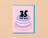 Birthday Card by Your Gal Kiwi—35 and Still Alive (Funny)-Greeting Cards-And Here We Are
