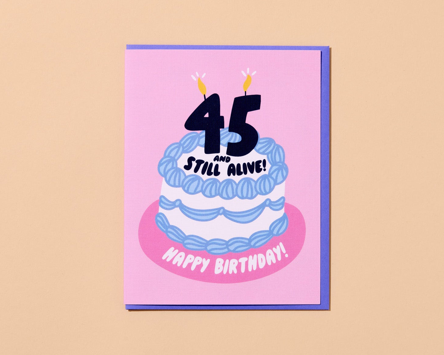 45 And Still Alive Card