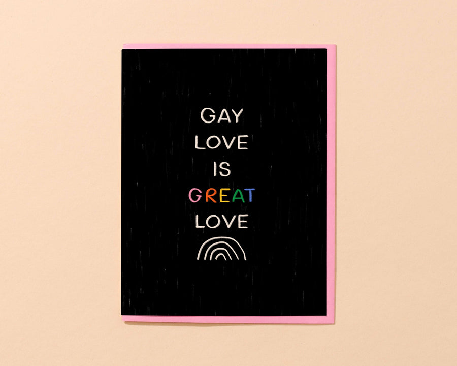 Gay Love is Great Card-Greeting Cards-And Here We Are