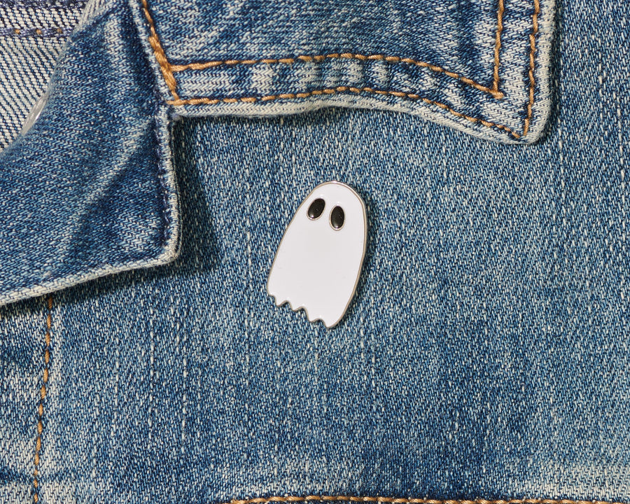 Ghost Pin-Enamel Pins-And Here We Are
