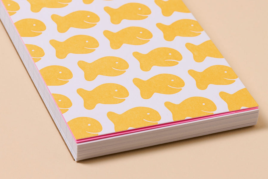 Goldfish Crackers Pocket Notebook-Spiral Notebooks-And Here We Are