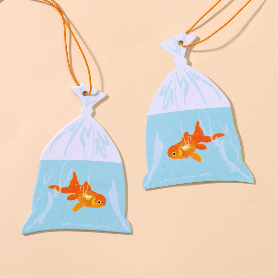 Goldfish in a Bag Air Freshener-Air Fresheners-And Here We Are