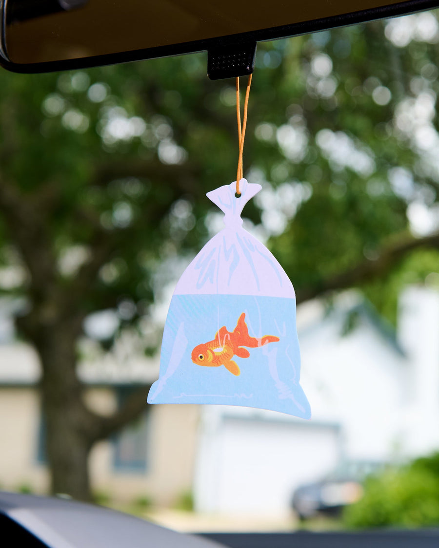 Goldfish in a Bag Air Freshener-Air Fresheners-And Here We Are