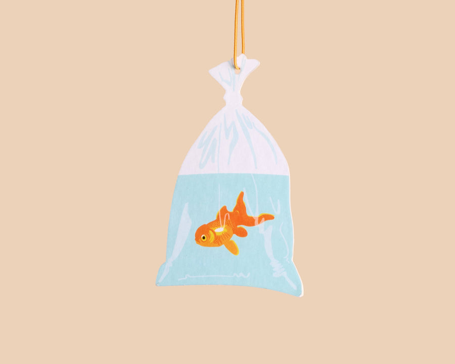 Goldfish in a Bag Air Freshener-Air Fresheners-And Here We Are