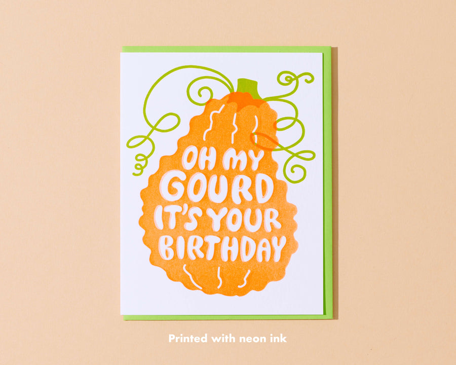 Gourd Birthday Card-Greeting Cards-And Here We Are