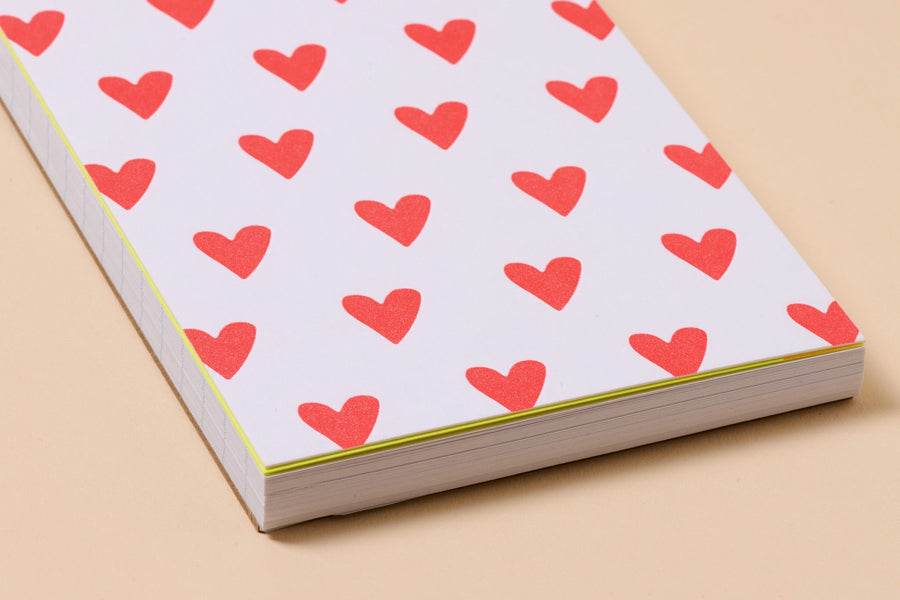 Hearts Pocket Notebook-Spiral Notebooks-And Here We Are