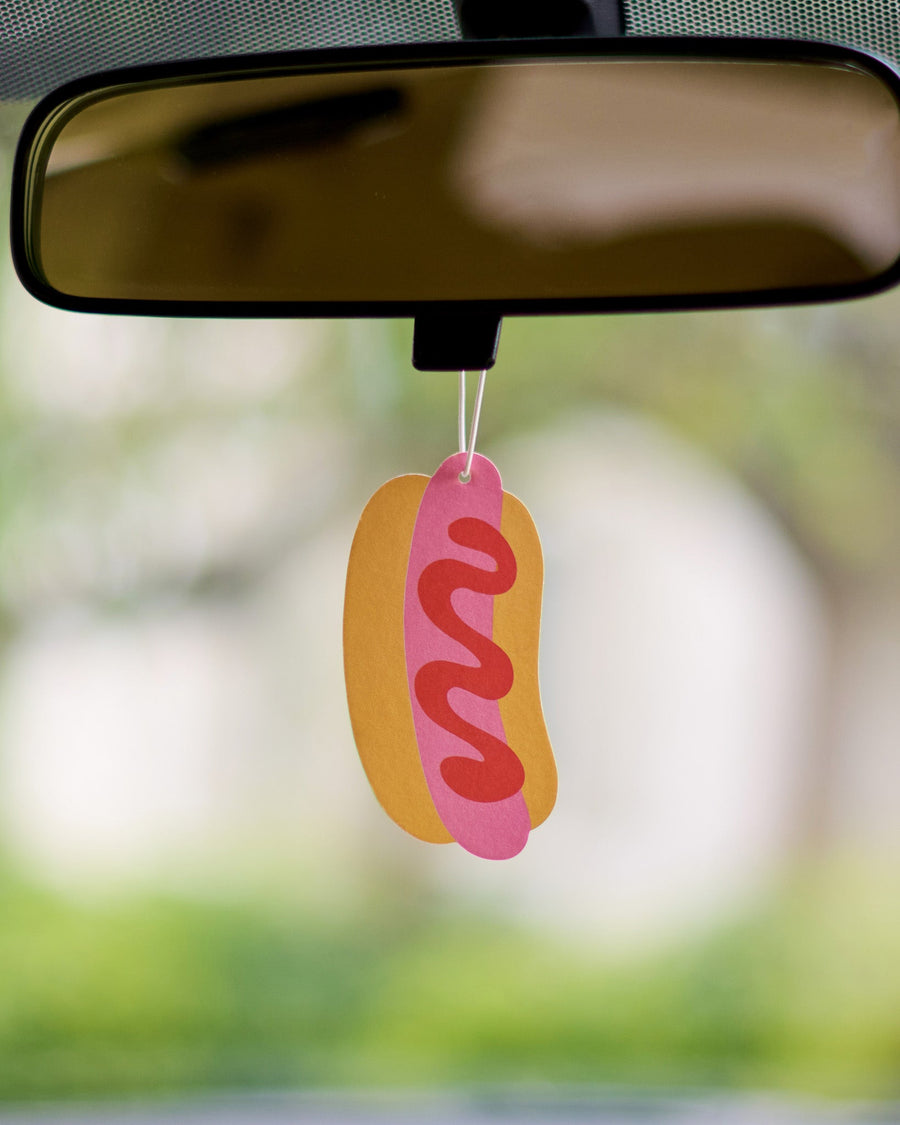 Hot Dog Air Freshener-Air Fresheners-And Here We Are