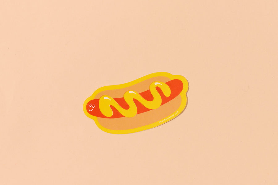 Hot Dog Sticker-Stickers-And Here We Are