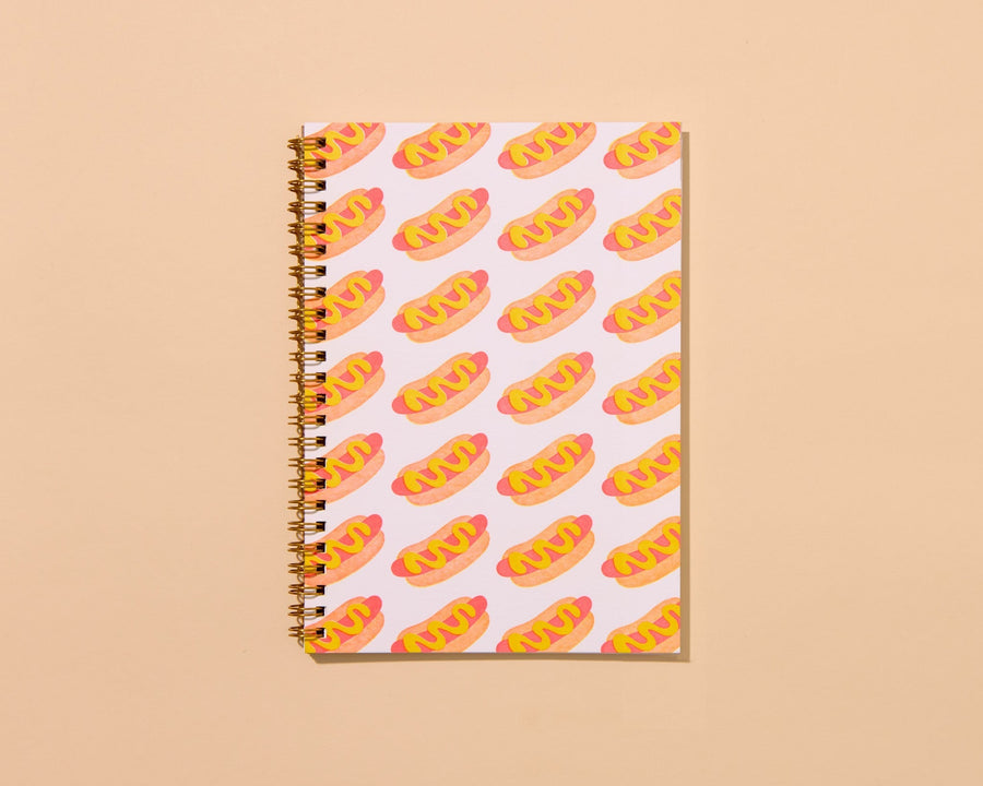 Hot Dogs A5 Notebook-Spiral Notebooks-And Here We Are