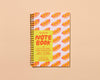 Letterpress A5 Spiral Notebook—Hot Dogs (Modern, Summer)-Spiral Notebooks-And Here We Are