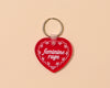 PVC Keychain by Your Gal Kiwi—Feminine Rage (Doily Heart)-PVC Keychains-And Here We Are