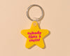 PVC Keychain by Your Gal Kiwi—Nobody Likes A Racist (Star)-PVC Keychains-And Here We Are