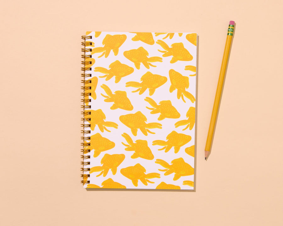 Koi Goldfish Notebook-Spiral Notebooks-And Here We Are