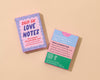 Silly Little Love Notes by Your Gal Kiwi—Romantic or Friend-Mini Note Sets-And Here We Are