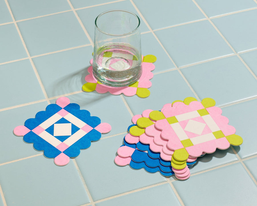 Liebchen Coaster Set (8)-Coasters-And Here We Are