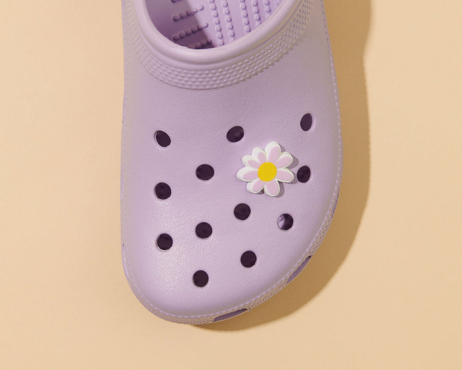 Lilac Daisy Clog Charm-Clog Charms-And Here We Are