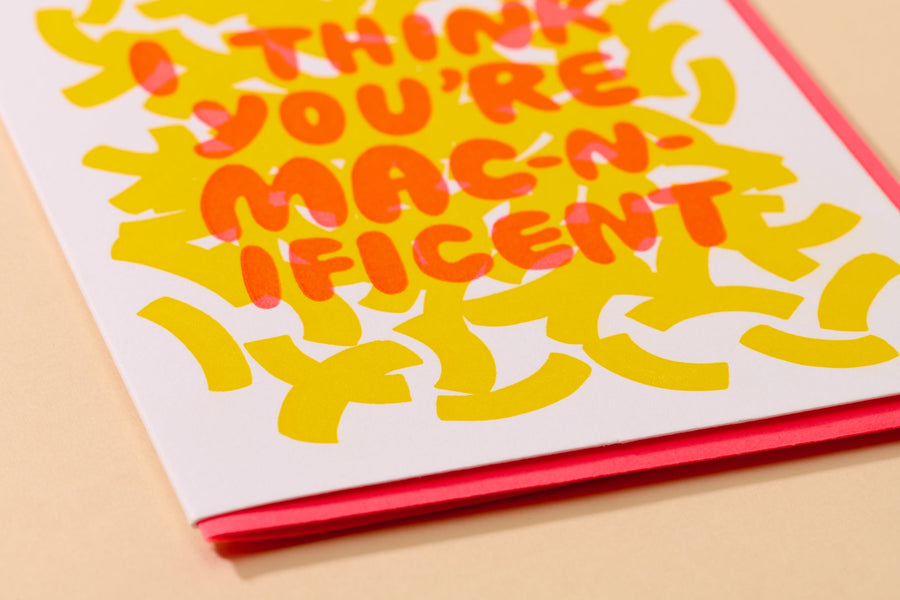 Mac n Cheese Love Card-Greeting Cards-And Here We Are