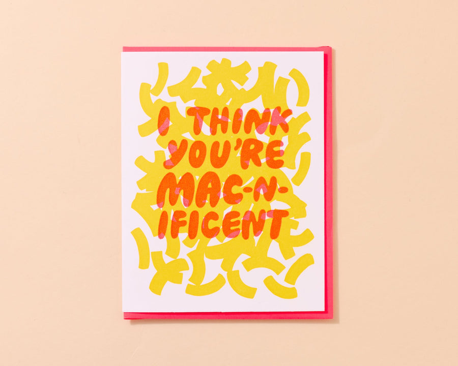 Mac n Cheese Love Card-Greeting Cards-And Here We Are