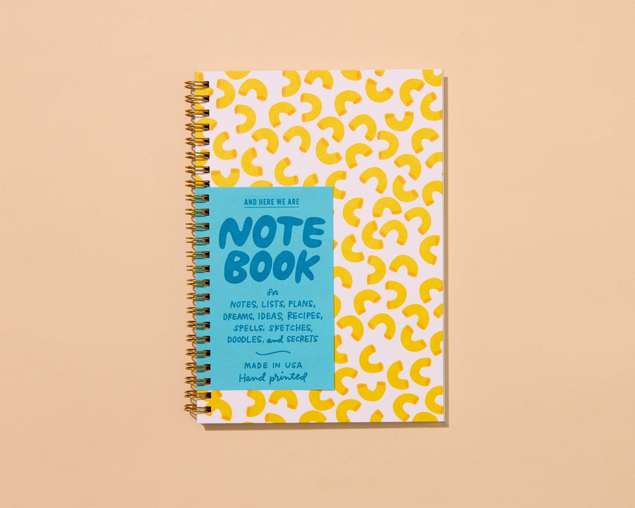 Macaroni A5 Notebook-Spiral Notebooks-And Here We Are