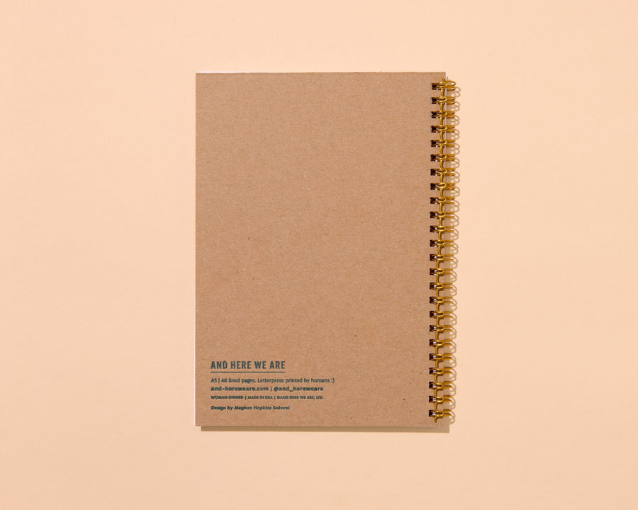 Macaroni Notebook-Spiral Notebooks-And Here We Are