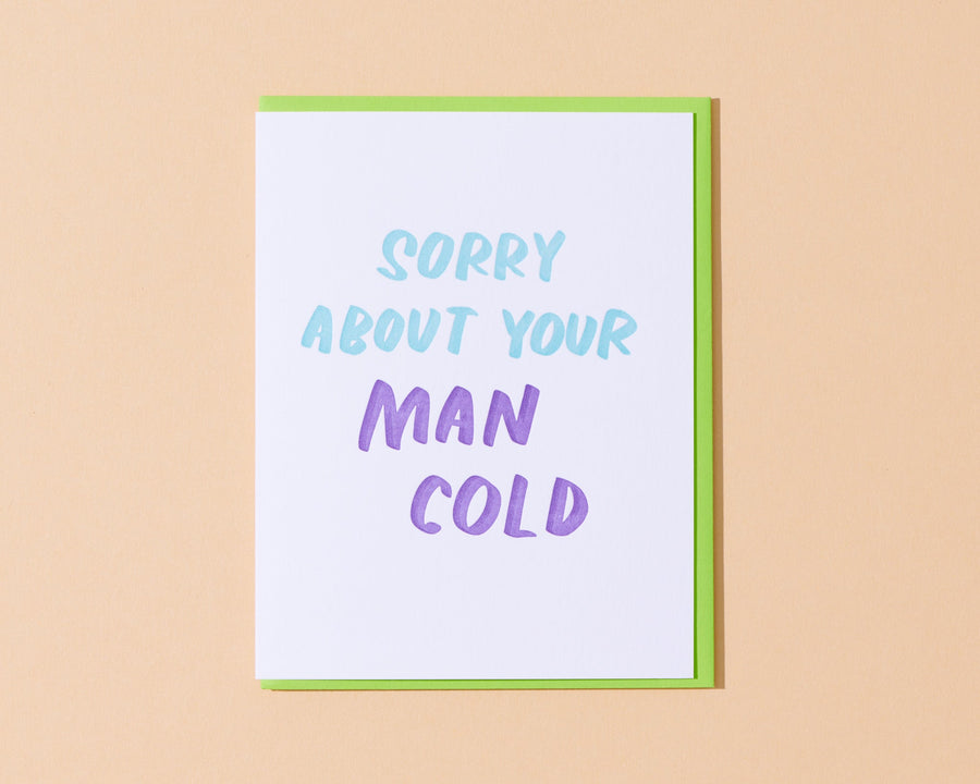 Man Cold Card-Greeting Cards-And Here We Are