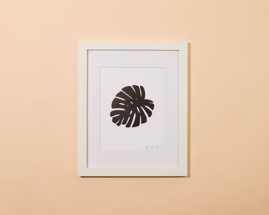 Monstera Leaf 8x10 Art Print-Art Prints-And Here We Are