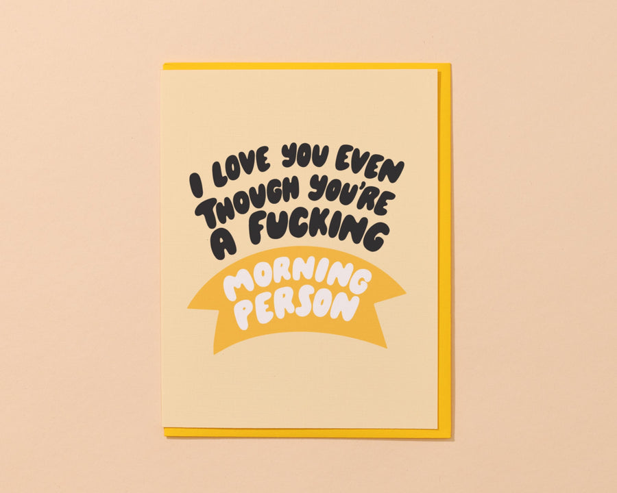 Morning Person Card-Greeting Cards-And Here We Are