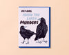 Letterpress Halloween Card—Murder (Crows, True Crime)-Greeting Cards-And Here We Are