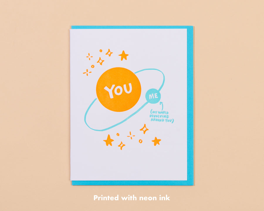 My World Revolves Around You Card-Greeting Cards-And Here We Are