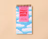 Letterpress Small Spiral Notebook—Sky and Clouds (Dreamy)-Spiral Notebooks-And Here We Are