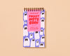Letterpress Small Spiral Notebook—Ghosts, Ghouls (Halloween)-Spiral Notebooks-And Here We Are