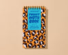 Letterpress Small Spiral Notebook—Leopard (Animal Print)-Spiral Notebooks: Pocket Size-And Here We Are