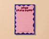 50 Page Notepad by Your Gal Kiwi—ADHD Brain Dump-Notepads-And Here We Are