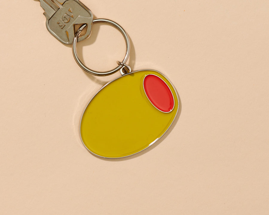 Olive Keychain-Enamel Keychains-And Here We Are