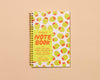 Letterpress A5 Spiral Notebook—Green Olives (Colorful, Trendy)-Spiral Notebooks-And Here We Are