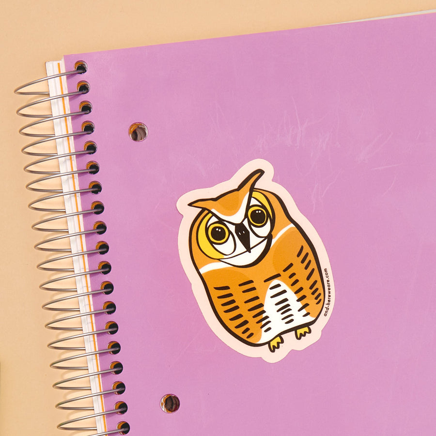 Owl Sticker-Stickers-And Here We Are