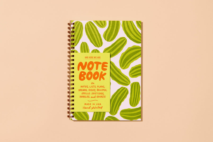 Pickles A5 Notebook-Spiral Notebooks-And Here We Are