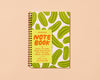 Letterpress A5 Spiral Notebook—Pickles (Trendy, Summer)-Spiral Notebooks-And Here We Are