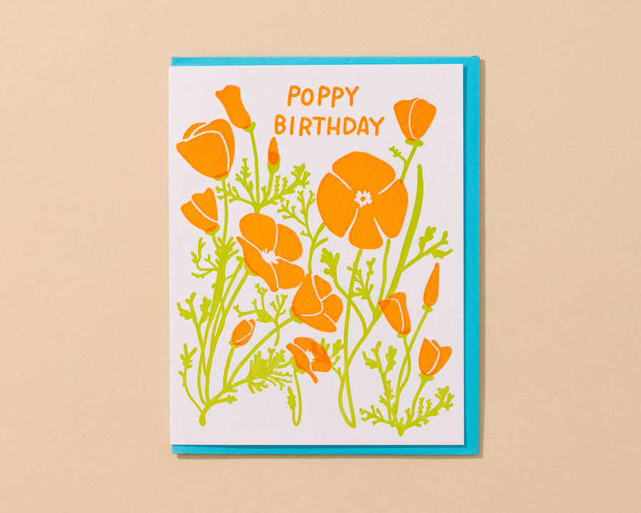 Poppy Birthday Card-Greeting Cards-And Here We Are