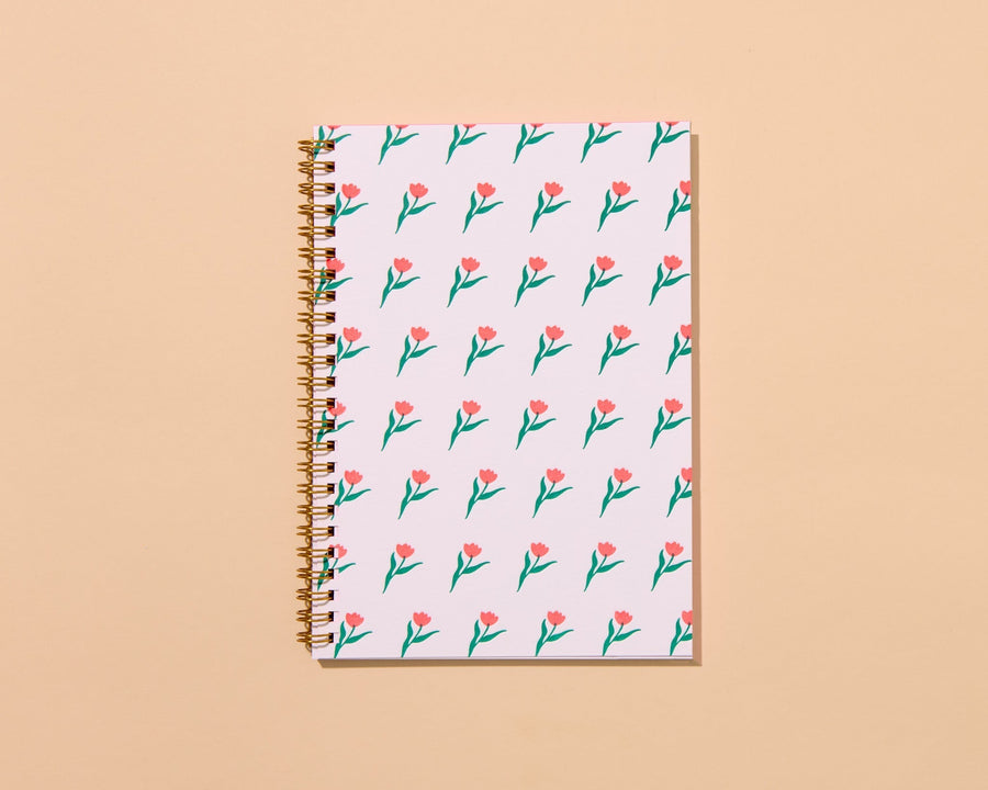 Printemps Tulip A5 Notebook-Spiral Notebooks-And Here We Are