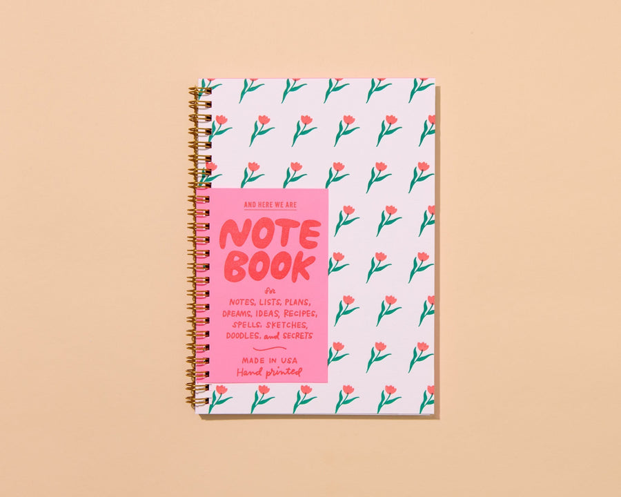 Printemps Tulip A5 Notebook-Spiral Notebooks-And Here We Are