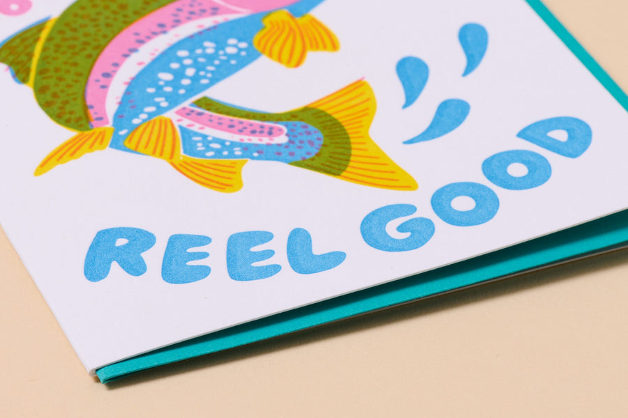 Reel Good (Trout) Birthday Card-Greeting Cards-And Here We Are