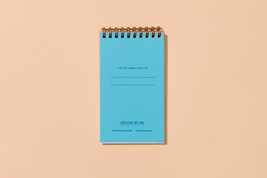 Riviera Pocket Notebook-Spiral Notebooks-And Here We Are