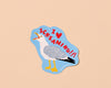 Vinyl Sticker—I Heart Screaming (Seagull, Funny, Relatable)-Stickers-And Here We Are