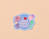 Vinyl Sticker by Your Gal Kiwi—Heart Other People's Old Stuff-Stickers-And Here We Are