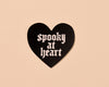 Vinyl Sticker by Your Gal Kiwi—Spooky At Heart (Goth, Black)-Stickers-And Here We Are