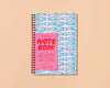Letterpress A5 Spiral Notebook—Sardine Fish (Modern, Trendy)-Spiral Notebooks-And Here We Are